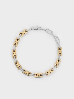 Adalyn Two-Tone Interlocking Bracelet
