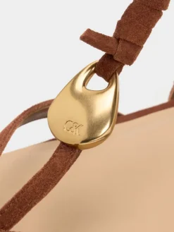 Adema Leather Strappy Thong Sandals
