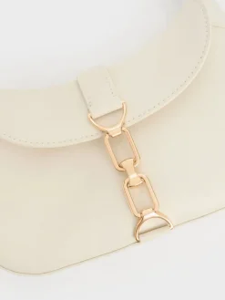 Agatha Chain-Accent Hobo Bag