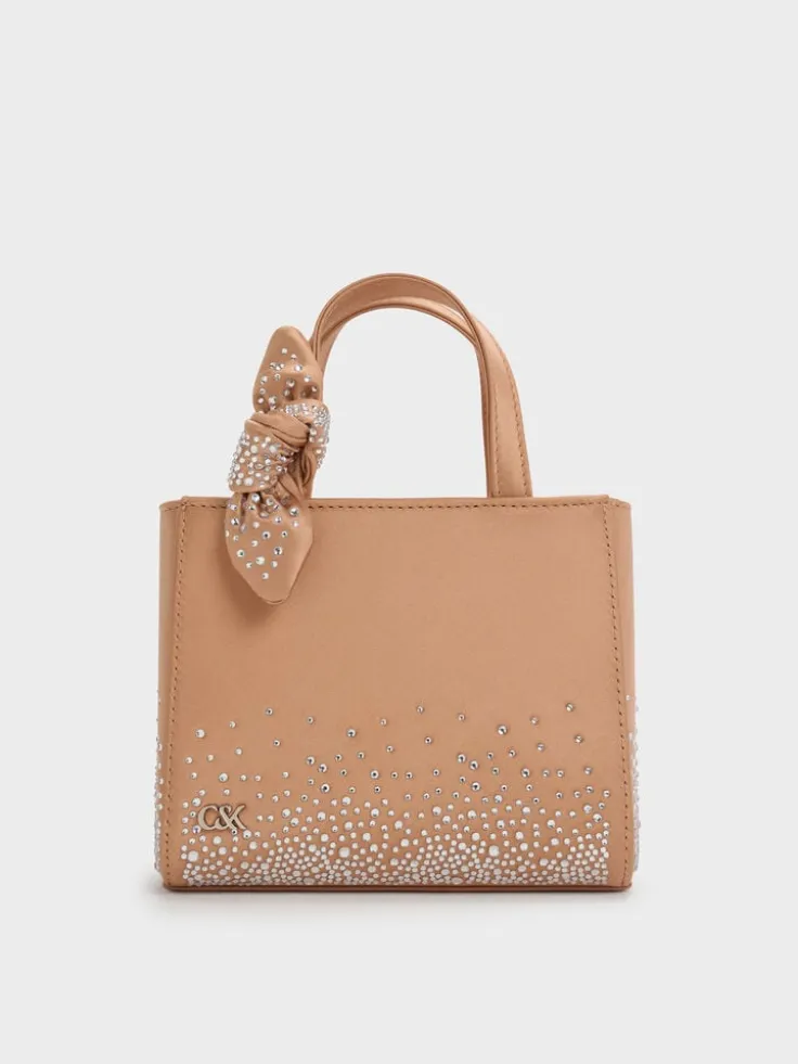 Albany Leather Crystal Mini Bag