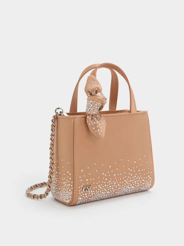Albany Leather Crystal Mini Bag