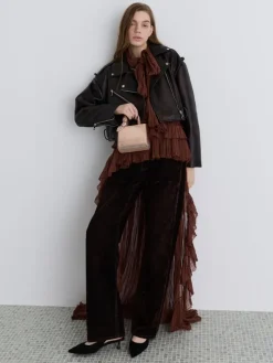 Albany Leather Crystal Mini Bag