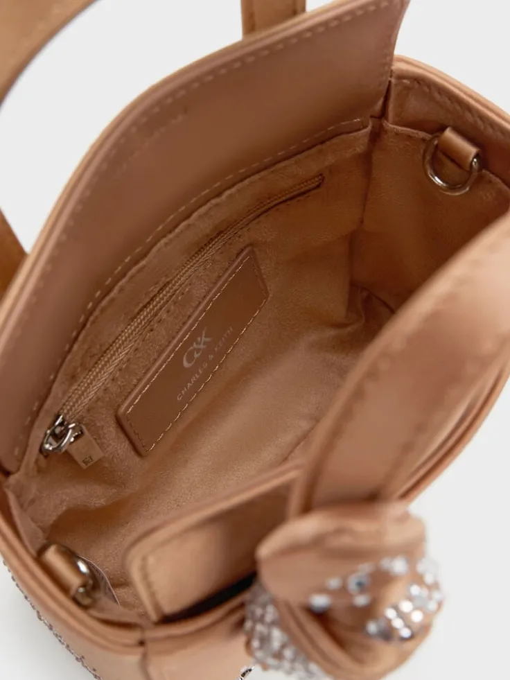 Albany Leather Crystal Mini Bag