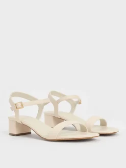 Alec Block-Heel Ankle-Strap Sandals