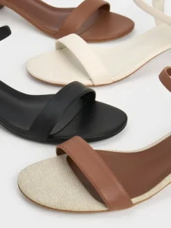Alec Block-Heel Ankle-Strap Sandals