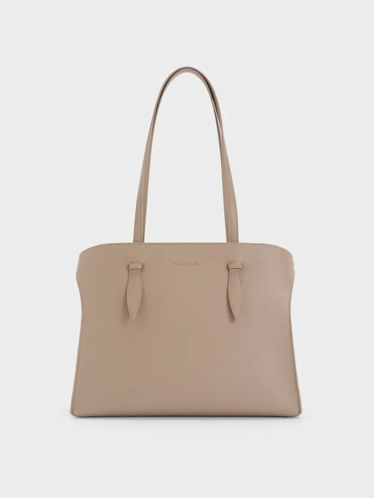 Allyn Elongated-Handle Tote Bag