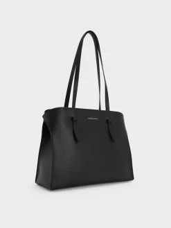 Allyn Elongated-Handle Tote Bag