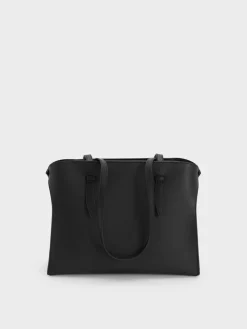 Allyn Elongated-Handle Tote Bag
