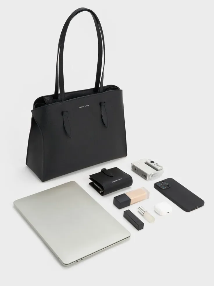 Allyn Elongated-Handle Tote Bag