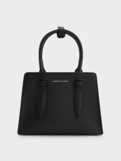 Allyn Structured Trapeze Tote Bag