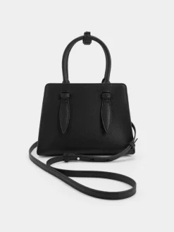 Allyn Structured Trapeze Tote Bag