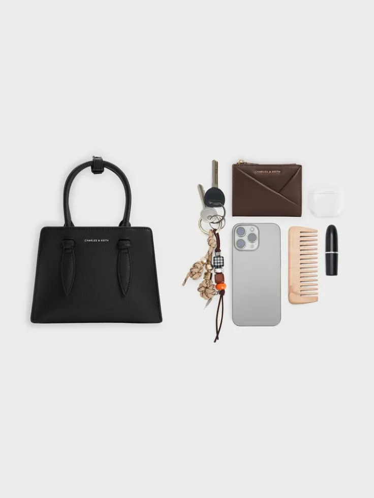 Allyn Structured Trapeze Tote Bag