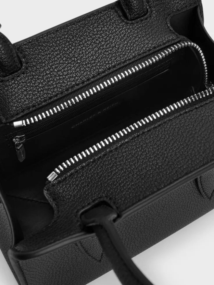 Allyn Structured Trapeze Tote Bag