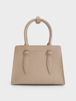 Allyn Structured Trapeze Tote Bag