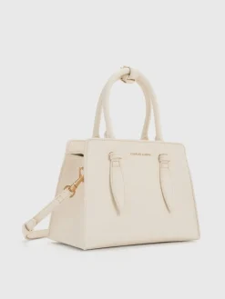 Allyn Structured Trapeze Tote Bag