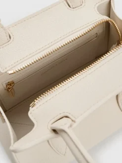 Allyn Structured Trapeze Tote Bag