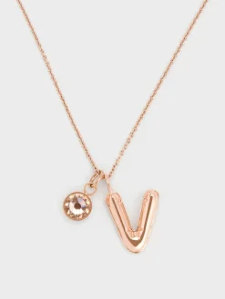 Alphabet 'V' Charm