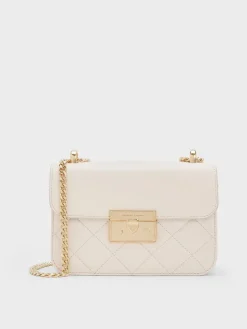 Alva Quilted Chain-Handle Bag