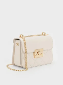 Alva Quilted Chain-Handle Bag