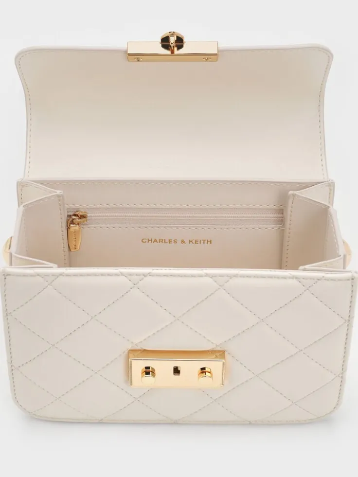 Alva Quilted Chain-Handle Bag