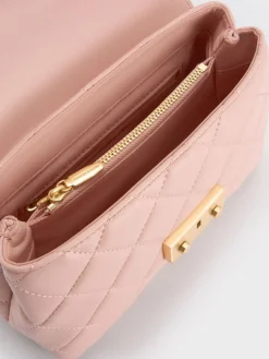 Alva Quilted Top Handle Bag