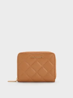 Alva Quilted Zip-Around Wallet