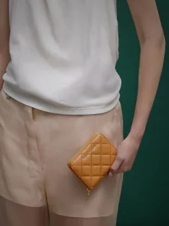 Alva Quilted Zip-Around Wallet