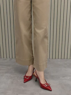 Anita Buckled Pointed Slingback Pumps