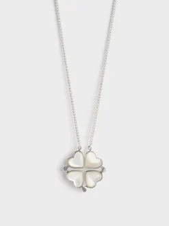 Annalise Clover Heart Necklace