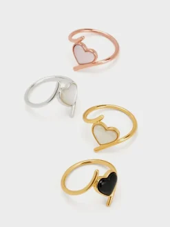 Annalise Heart Stone Ring
