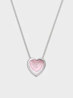Annalise Resin-Heart Necklace