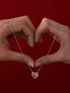 Annalise Resin-Heart Necklace
