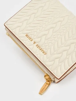 Apolline Textured Top-Zip Wallet