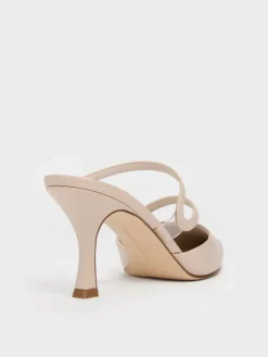 Arden Pointed Wavy Heeled Mules
