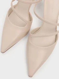 Arden Pointed Wavy Heeled Mules