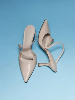 Arden Pointed Wavy Heeled Mules