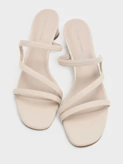 Arden Wavy Strap Mules
