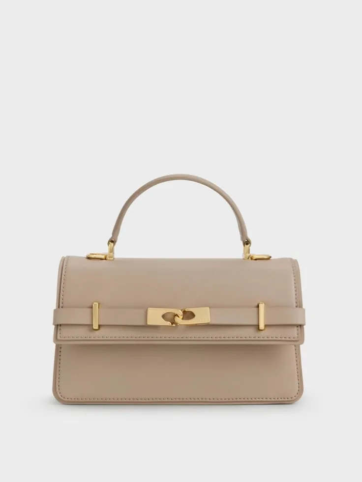 Arlet Belted Top Handle Bag