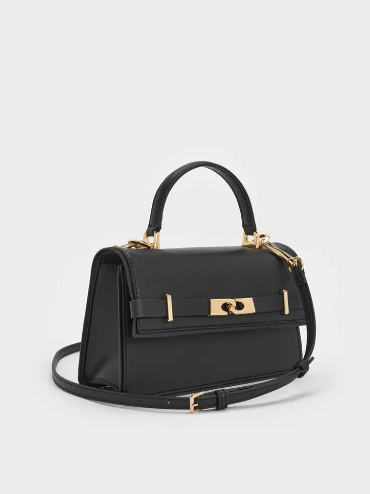 Arlet Belted Top Handle Bag