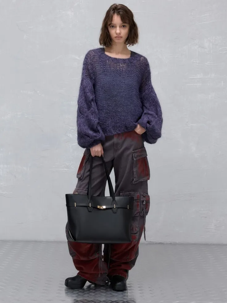 Arlet Double-Handle Belted Tote bag