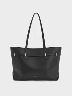 Arlet Double-Handle Belted Tote bag