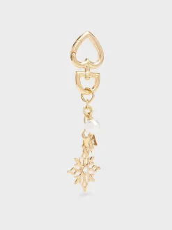 Arrietty Crystal & Pearl Snowflake Charm