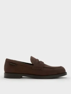 Arven Faux Suede Penny Loafers