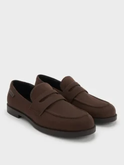 Arven Faux Suede Penny Loafers