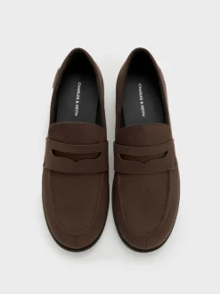 Arven Faux Suede Penny Loafers