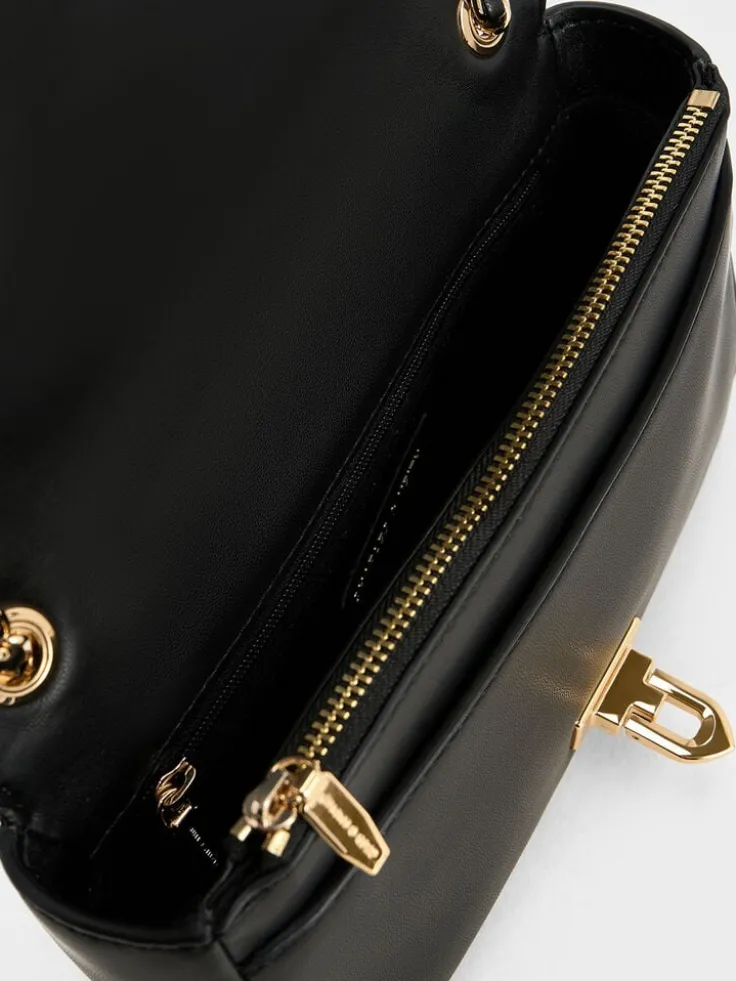 Arwen Diamond-Quilt Shoulder Bag