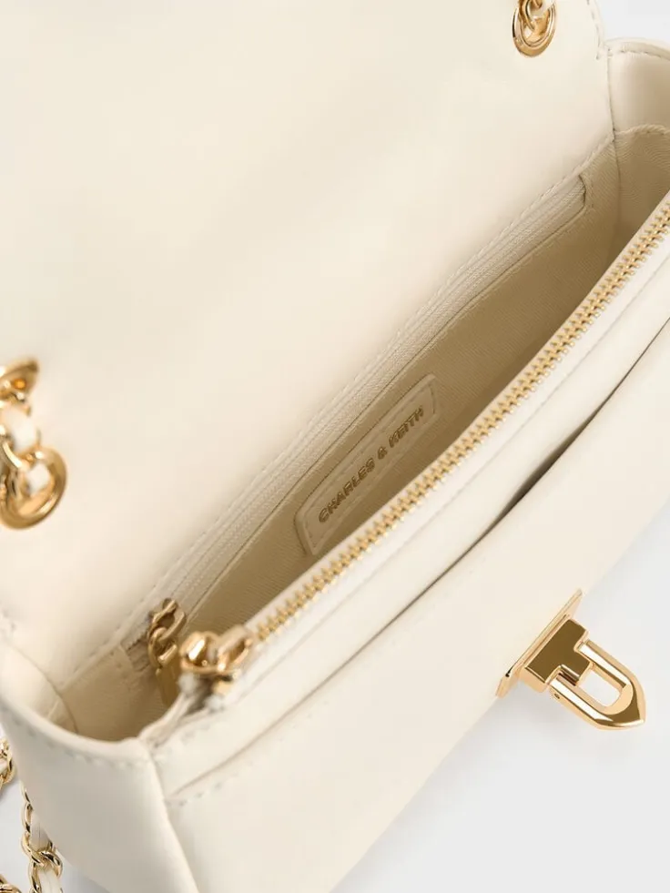 Arwen Diamond-Quilt Shoulder Bag