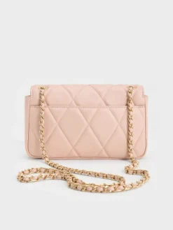 Arwen Diamond-Quilt Shoulder Bag