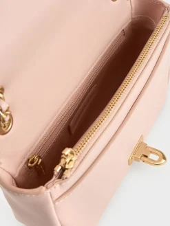 Arwen Diamond-Quilt Shoulder Bag