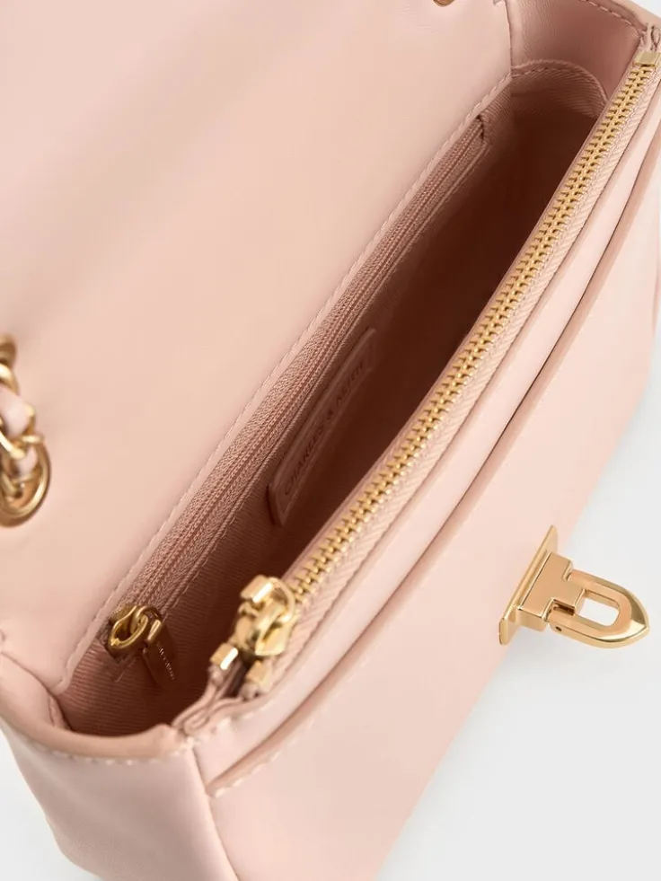 Arwen Diamond-Quilt Shoulder Bag